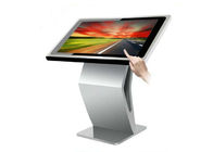 Indoor Fixed LCD Touch Screen Floor Stand Information Kiosk Display